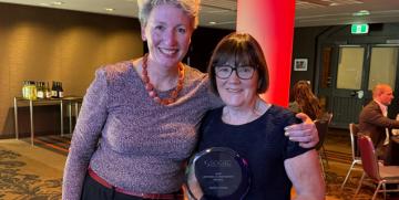 Janine Young honoured with Lifetime Achievement Award